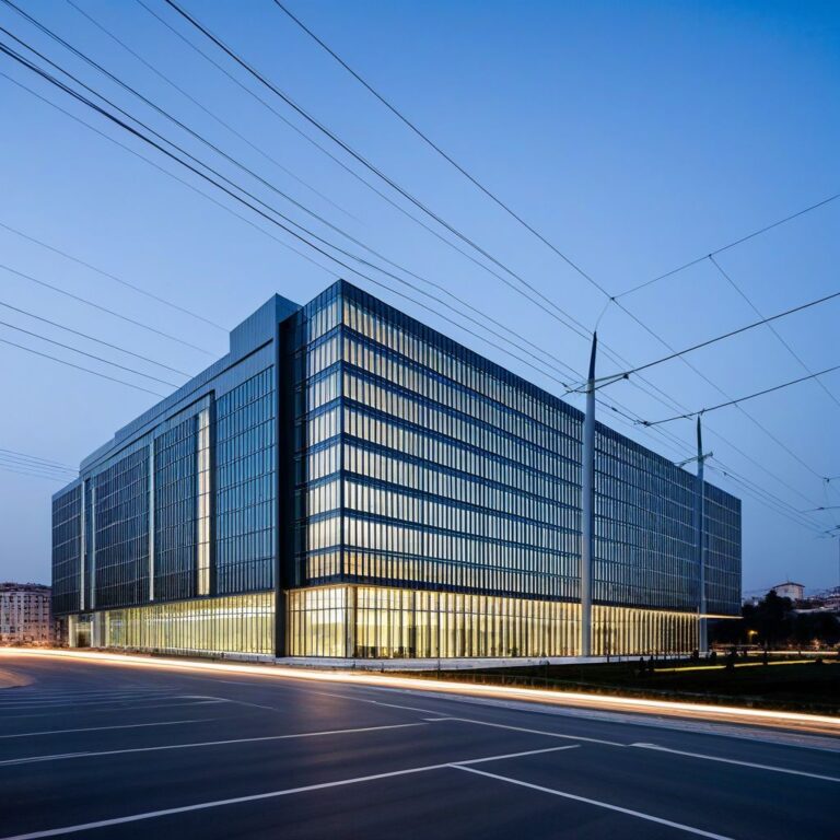 İstanbul'daki modern bir binanın yükseltilmiş elektrik altyapısı, Enerjikon güç artırımı çözümleri.