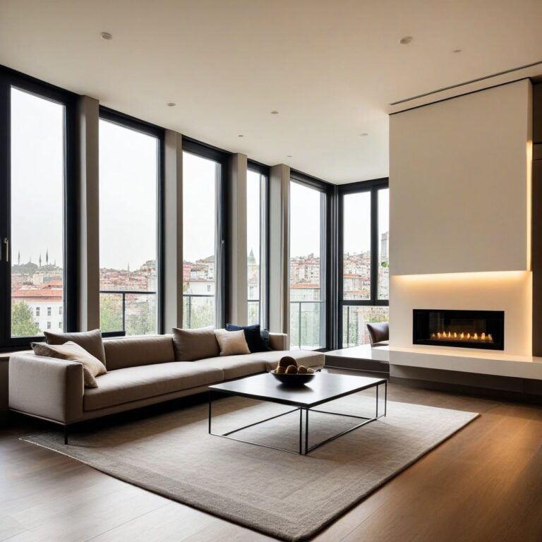 İstanbul'da modern konut elektrik projesi tasarımı, akıllı ev sistemleri entegrasyonu.