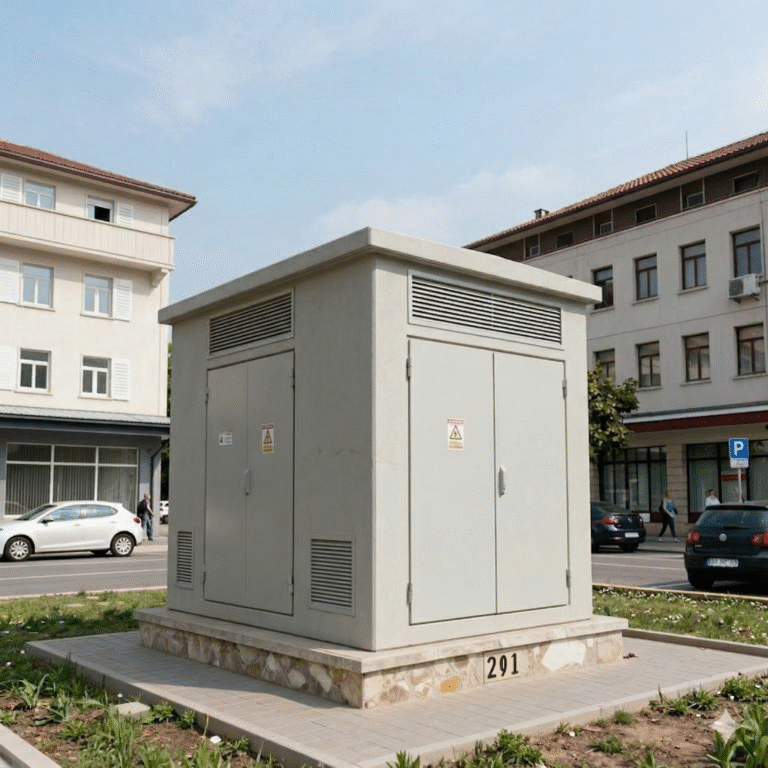 İstanbul'daki Modern Bir Trafo Projesi ve Elektrik Dağıtım Altyapısı