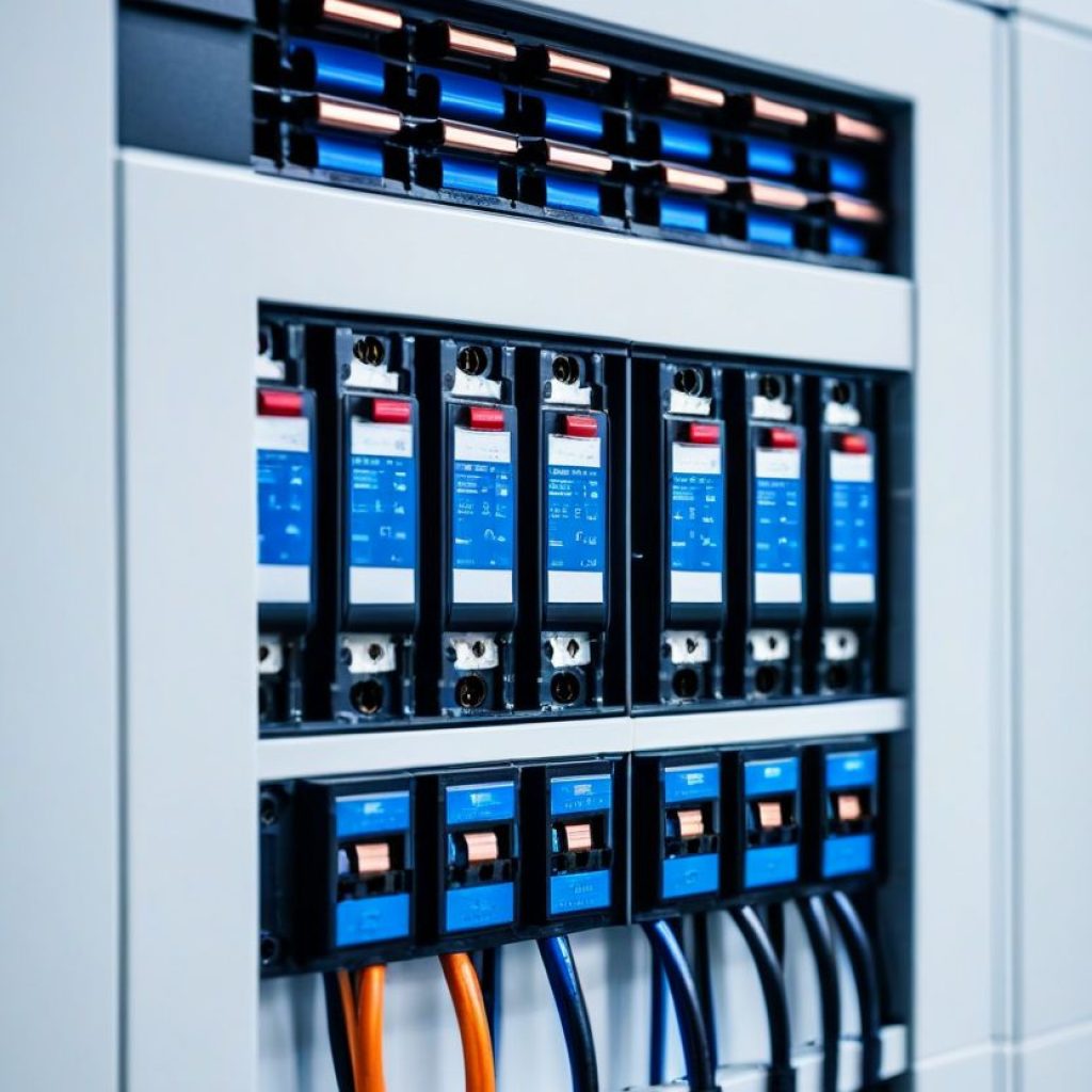 İstanbul'da modern bir elektrik iç tesisat projesine ait estetik detay, profesyonel mühendislik çalışması.